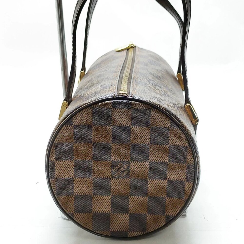 Authentic Louis Vuitton Papillon 26 Damier Ebene Barrel Shoulder Bag - Picture 4 of 16